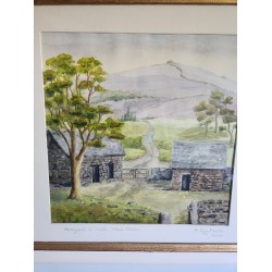 Farmyard in Wales Moel Famu by Roy Forster